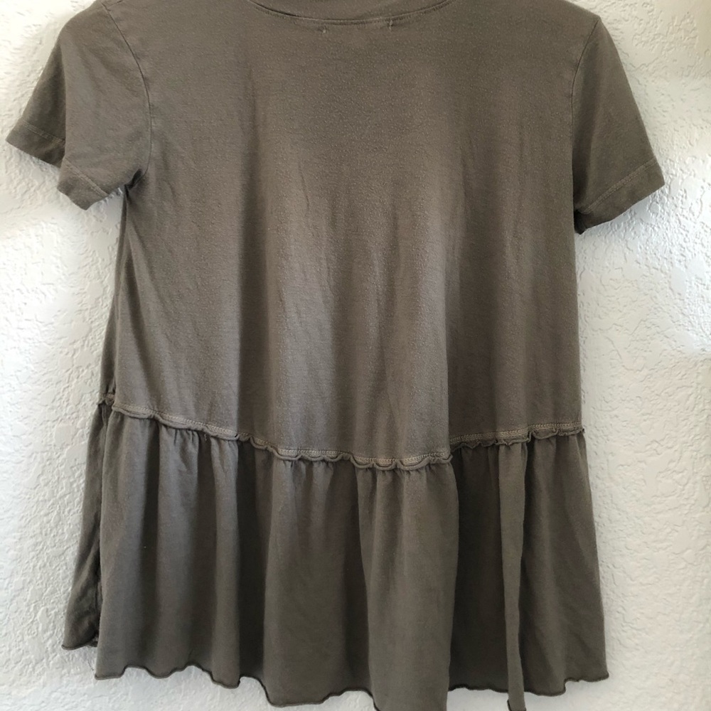 Army green Urban Outfitters top